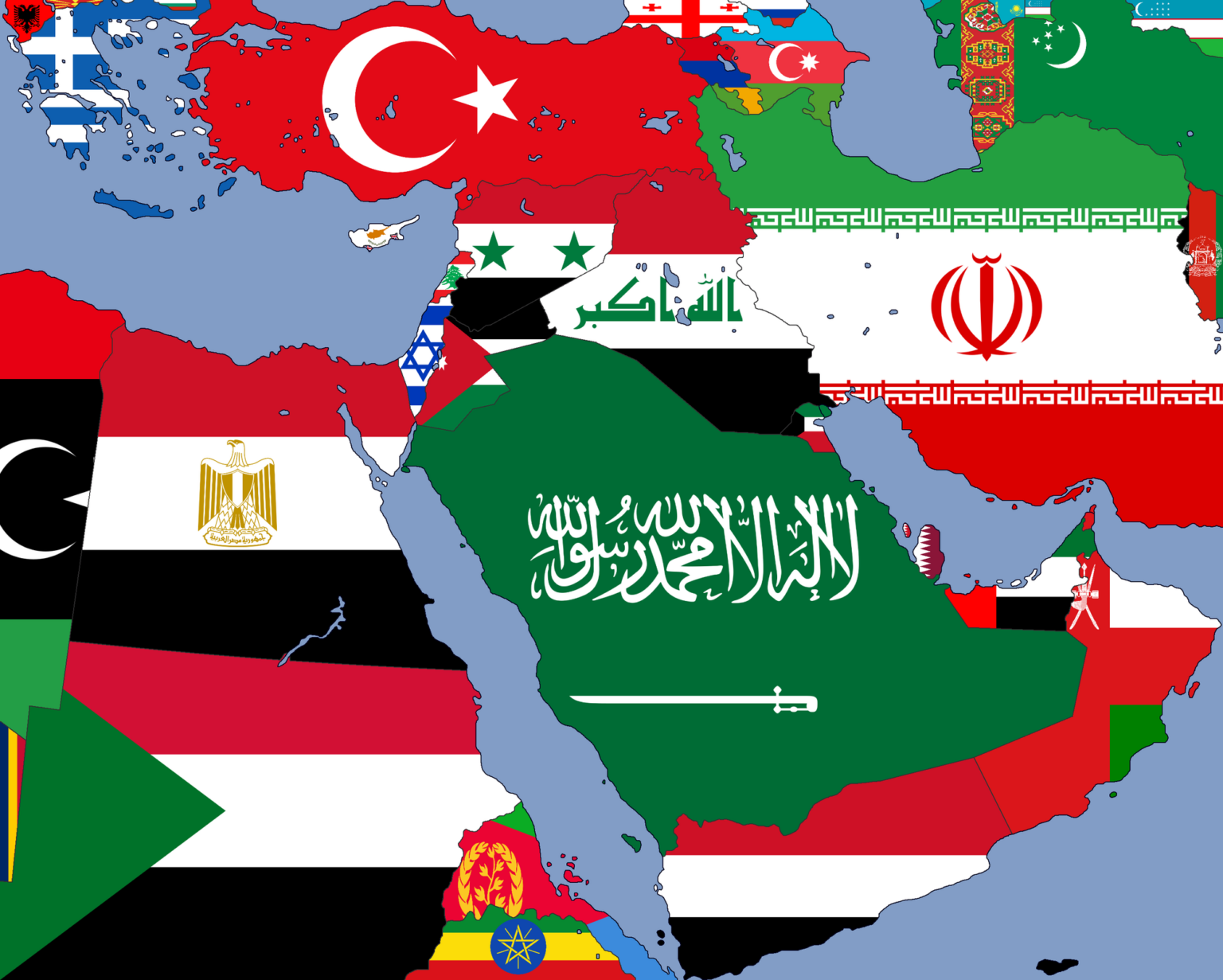 Middle East flag